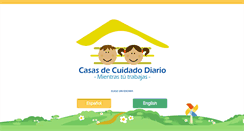 Desktop Screenshot of casasdecuidadodiario.org