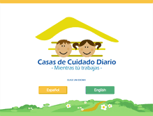 Tablet Screenshot of casasdecuidadodiario.org